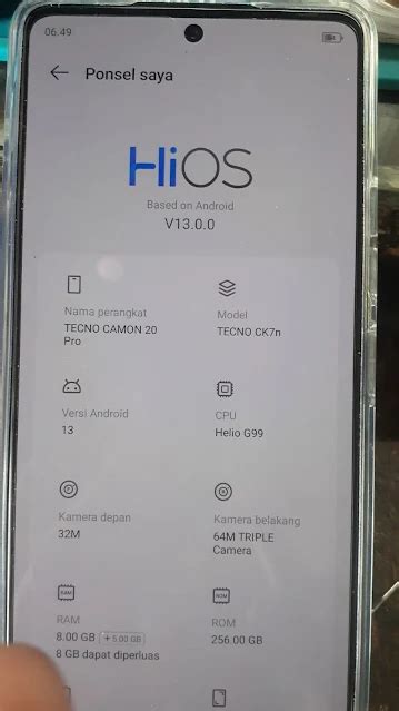 Tecno Camon 20 Pro CK7N Firmware Flash File (Stock ROM).